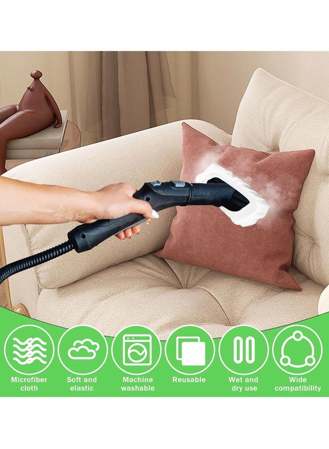 8 Pack Replacement Steam Mop Pads Universal Steam Cleaner Accessories Reusable,for Karcher SC1,SC2,SC3,SC4,SC5,SV7 - Image 5