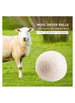 BEAUTY AMBITION Wool Dryer Balls, Fabric Dryer Sheep Balls 6-Pack  - Image 3