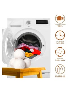 BEAUTY AMBITION Wool Dryer Balls, Fabric Dryer Sheep Balls 6-Pack  - Image 2
