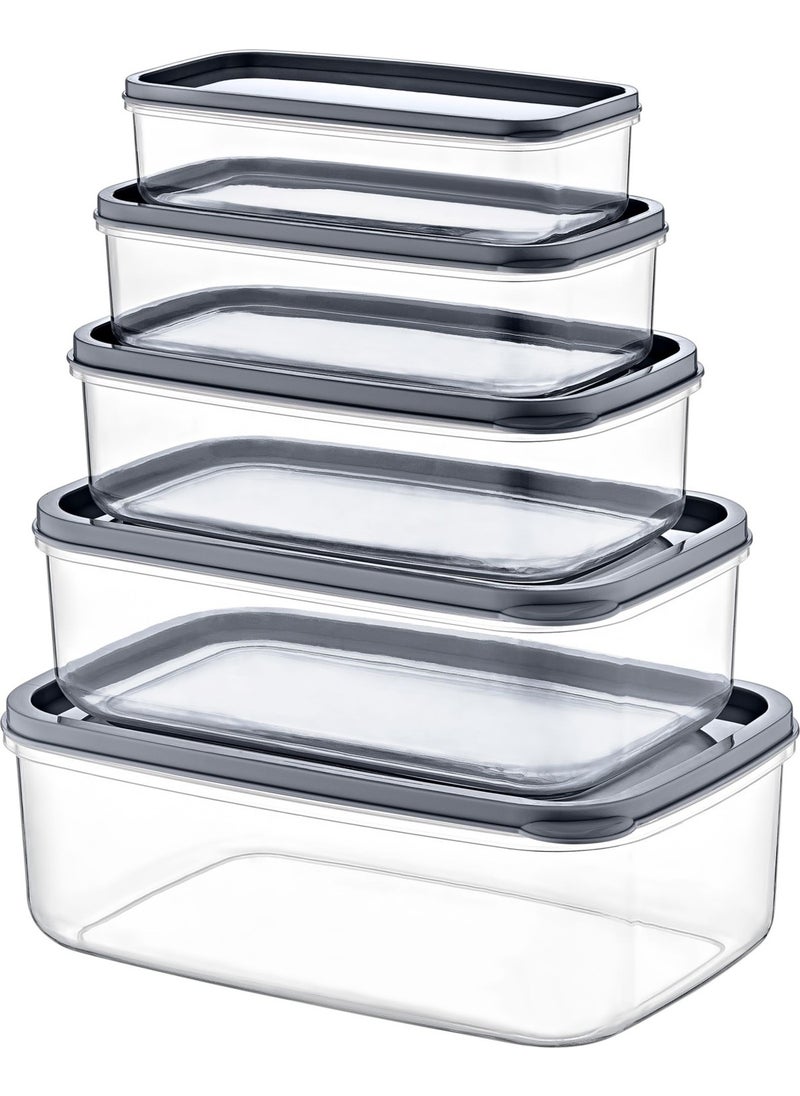 5-Piece Plastic Storage Container - pzsku/Z1CF53FBFBE906B4899CBZ/45/_/1730607684/22a47fc8-cca4-4410-a473-c691c20e25ff