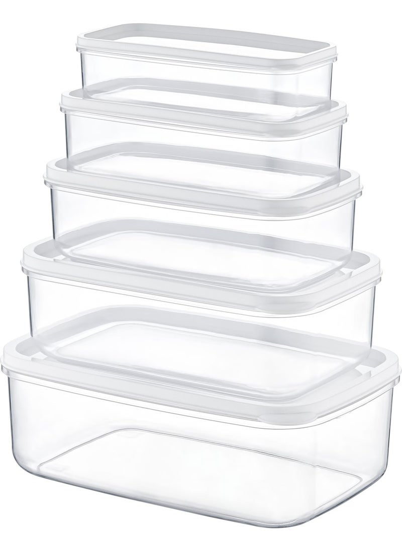 5-Piece Plastic Storage Container - pzsku/Z1CF53FBFBE906B4899CBZ/45/_/1730607686/dd2d9529-39d1-43cc-af25-7f41f9adecaf