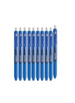 Paper Mate Inkjoy Gel Retractable Gel Ink Pens, Pack Of 10 (Blue, Medium Point)  - Image 1