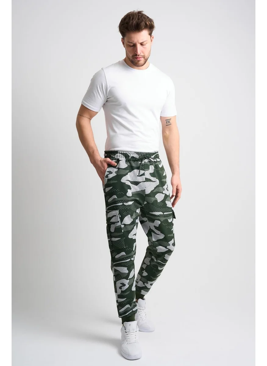 Alexander Gardi Camouflage Patterned Pocketed Sweatpants (E21-72102)