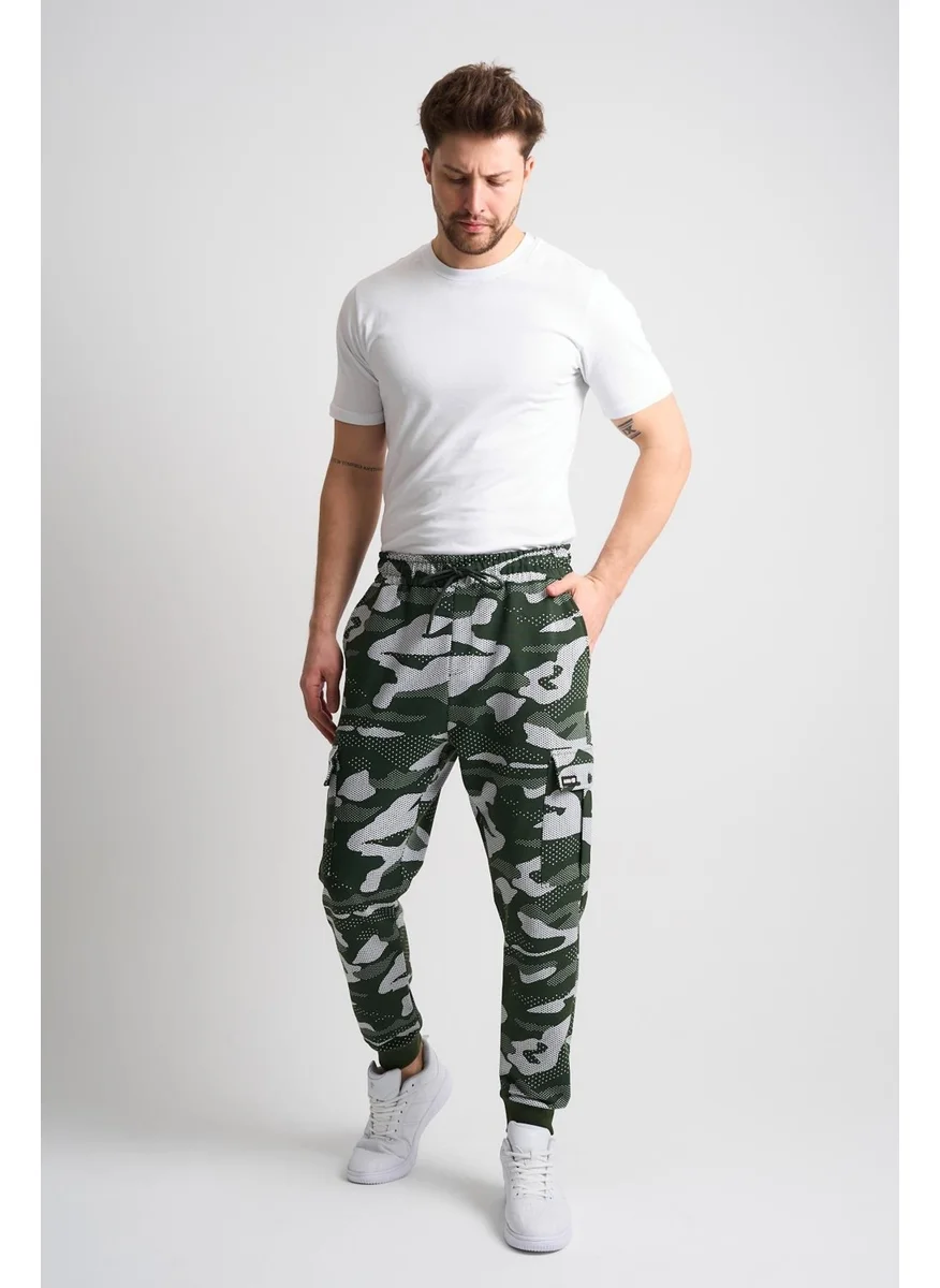 Alexander Gardi Camouflage Patterned Pocketed Sweatpants (E21-72102)