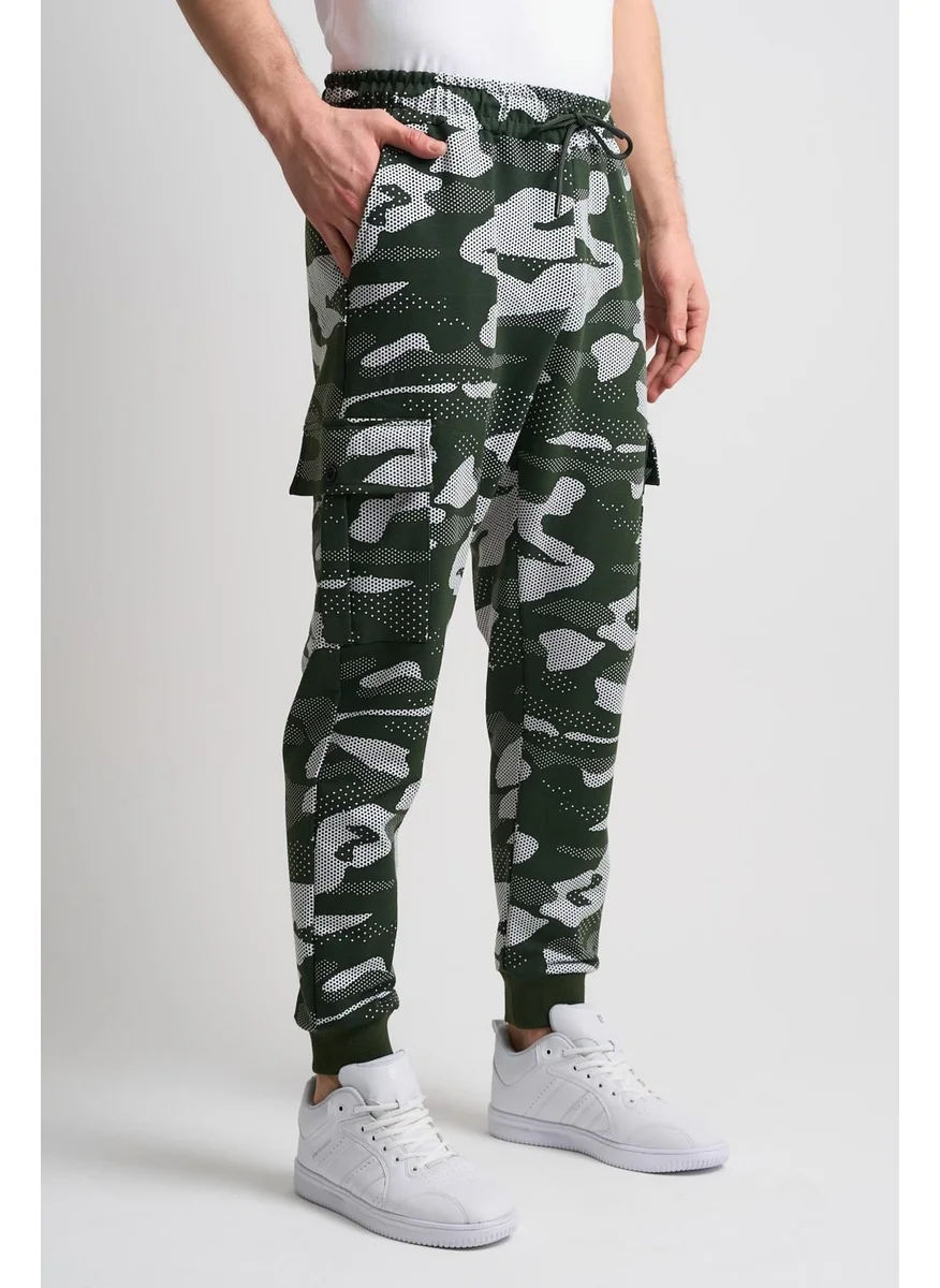 Alexander Gardi Camouflage Patterned Pocketed Sweatpants (E21-72102)