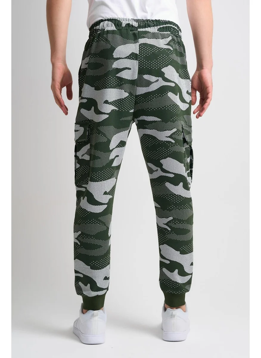 Alexander Gardi Camouflage Patterned Pocketed Sweatpants (E21-72102)