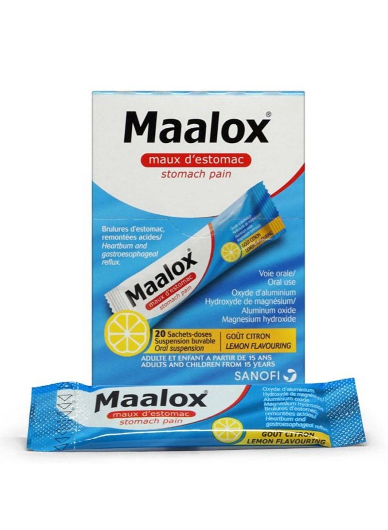 maalox plus Maalox Stomach Pain Sachets 20's