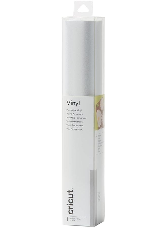 Cricut - Shimmer Vinyl 30X120Cm Silver - Image 1