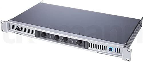 Behringer EUROPOWER EPQ304 Professional 300 Watt Light Weight 4 Channel Power Amplifier with ATR Accelerated Transient Response Technology
