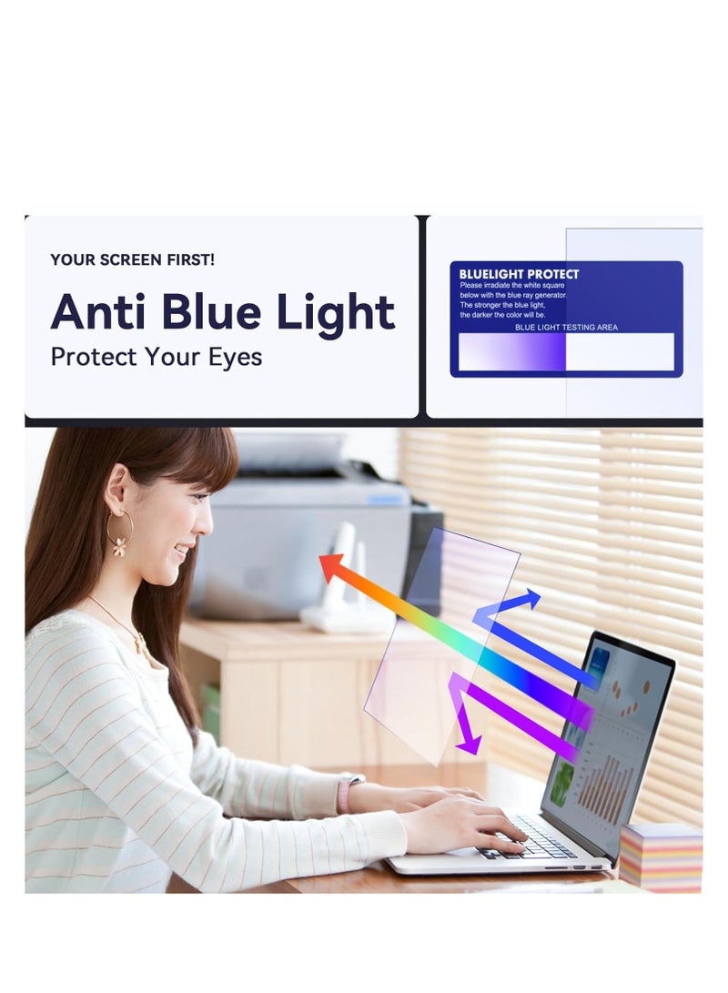 1Pack 15.6" Laptop Screen Protector Eye Protection Anti Glare Anti Blue Light Screen Protector Compatible with 15.6” HP/DELL/Asus/Acer/Sony/Samsung/Lenovo/Toshiba/Razer 16:9 Display Laptop - Image 4