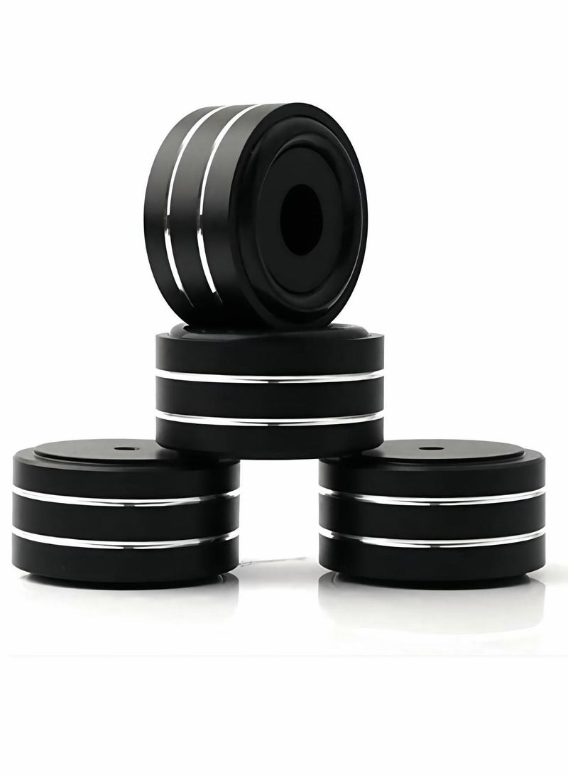 Y&D Speaker Foot Pads, 4Pcs 40x20mm Isolation Feet Spike Pads with Non-Slip Rubber Rings for Audio, Speakers, Subwoofers, Home Theater, Turntable DAC Pad  - Image 1