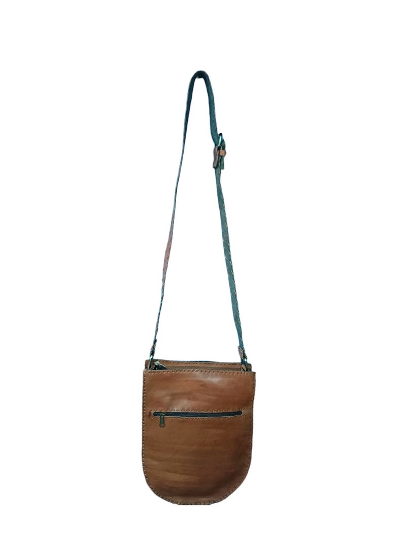 Sheer Fashionable Leather Crossbody Bag  - Image 3