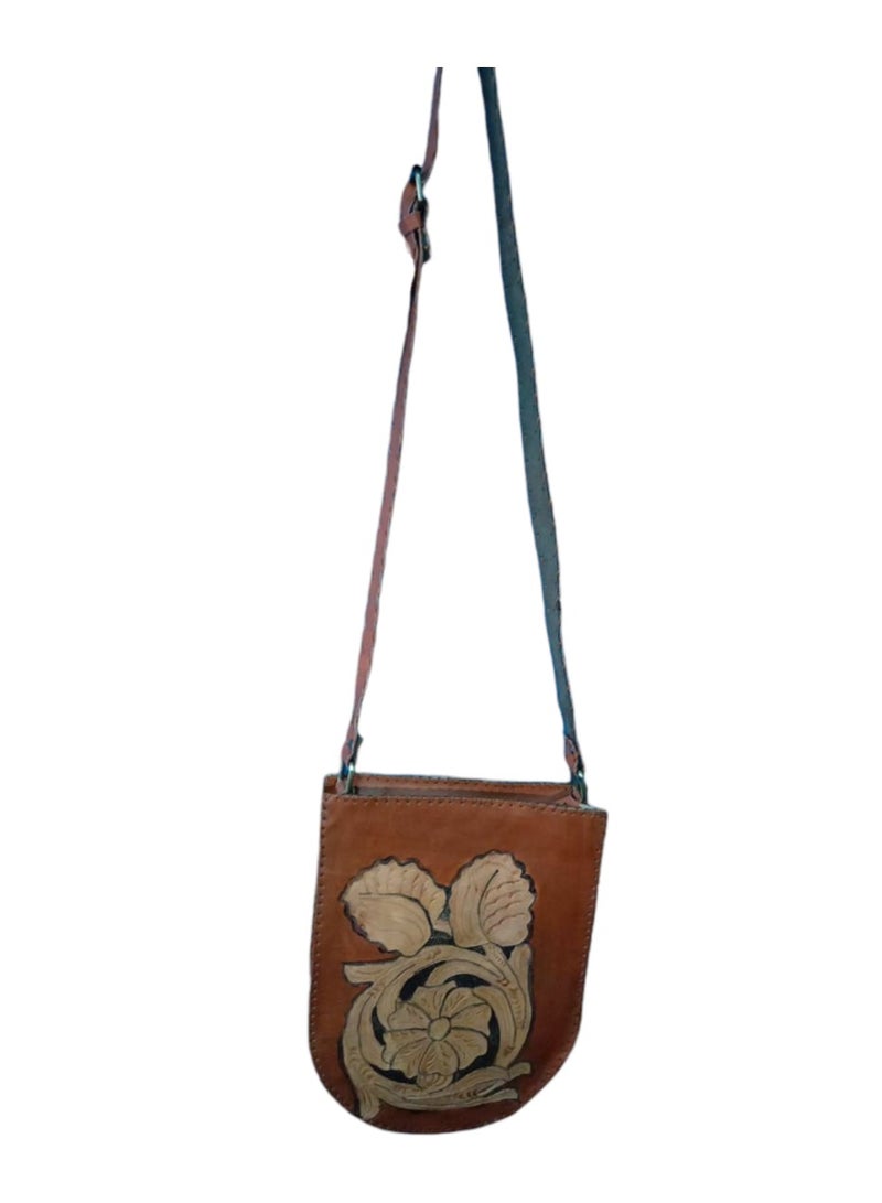 Sheer Fashionable Leather Crossbody Bag  - Image 2