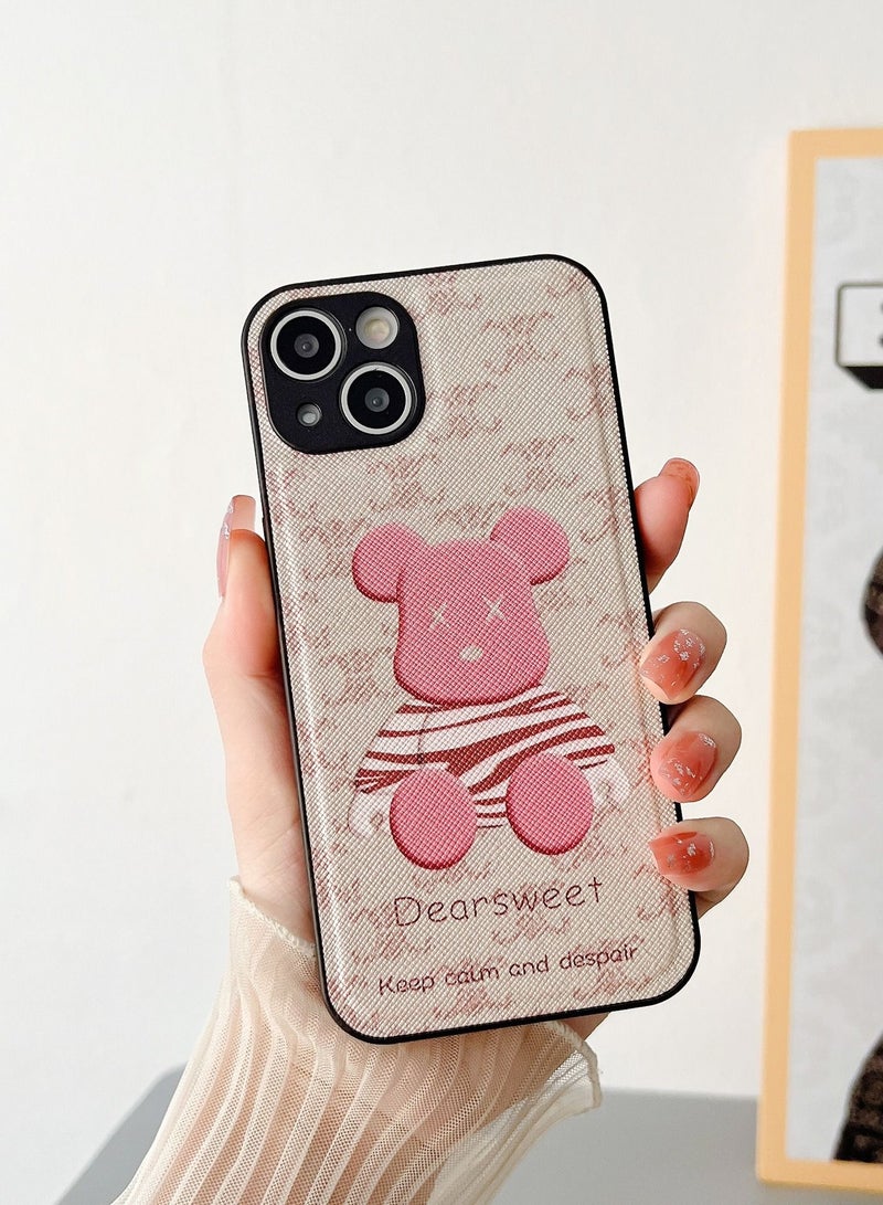 Loquat Back Cover Printed Leather Protective Mobile Phone Case for iPhone