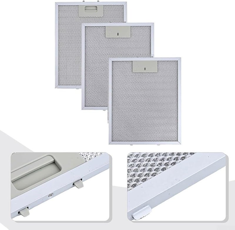 3 قطع من فلاتر هود المعدنية لهود رينجميستر لاحتجاز الشحوم - Image 3