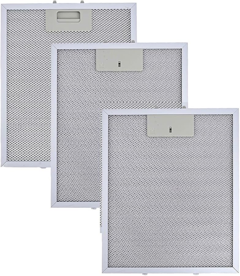 3 قطع من فلاتر هود المعدنية لهود رينجميستر لاحتجاز الشحوم - Image 2