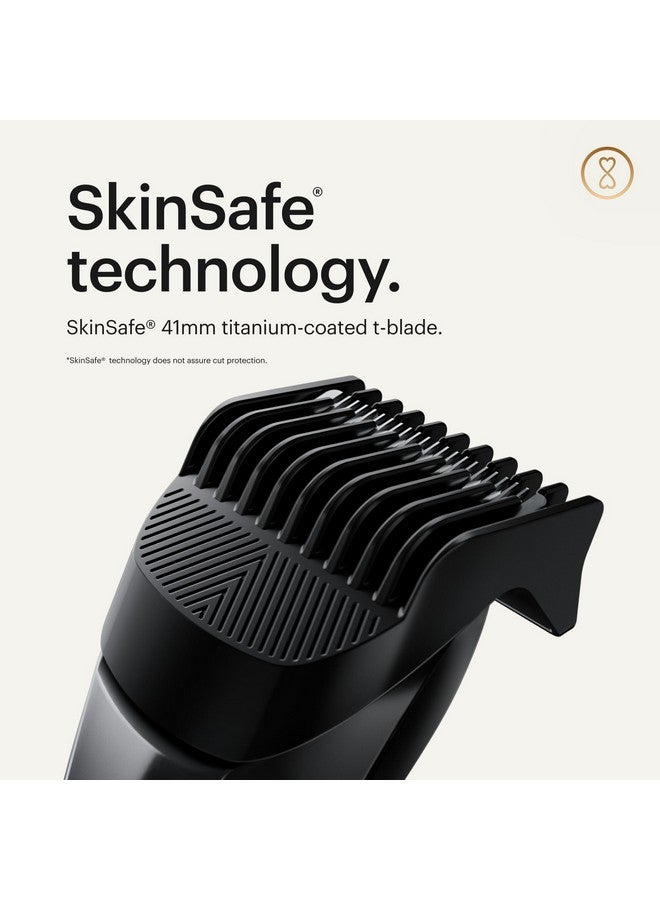 manscaped MANSCAPED® The Beard Hedger® Premium Men's Beard Trimmer, 20 Length Adjustable Blade Wheel, Stainless Steel T-Blade for Precision Facial Hair Trimming, Cordless Waterproof Wet/Dry Clipper - Image 4