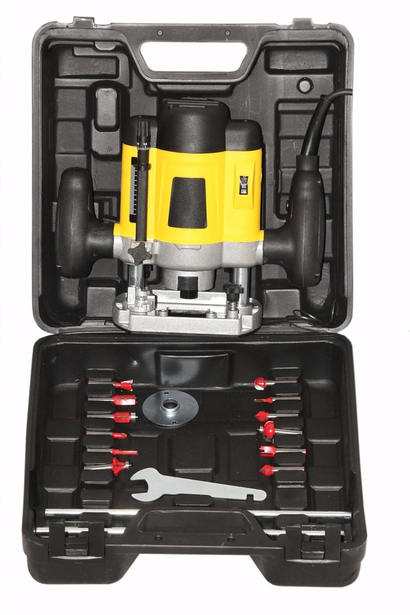 Digital Craft Electric Multifunction Woodworking Carving Machine Trimming Machine Slotting Machine Furniture Processing Tools Electric Router Machine kit5 Utility Tools6Try Square - Image 4