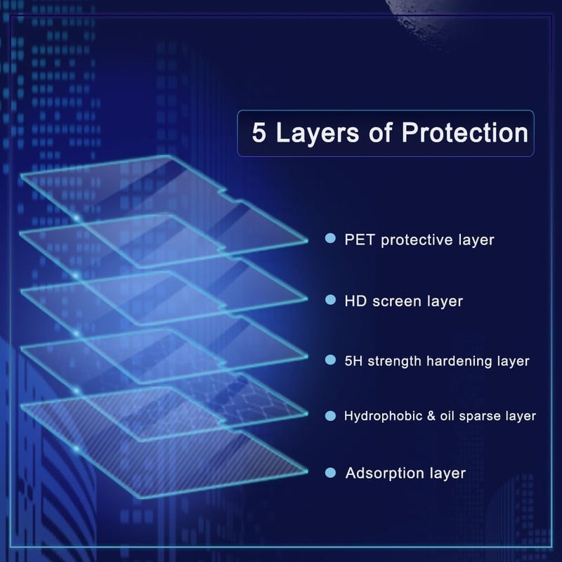 Oaky حماية شاشة لامعة لجهاز Apple MacBook Air 13 بوصة مع شريحة M1 طراز 2018-2020 A1932/A2179/A2337 مضادة للخدش، مضادة لبصمات الأصابع، فيلم واقي - HD واضح - Image 4