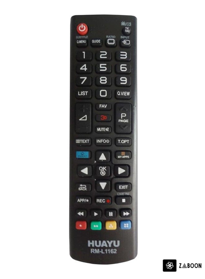 Zaboon Remote Control For LG TV Black