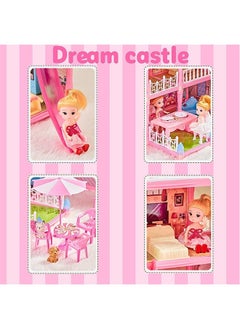 Beauenty Dollhouse for Girls Pretend Toys-5 Story 19 Rooms Dollhouse,Toddler Playhouse DIY Building Kids Gift for for 3-10 Year Old Girls.  - Image 5