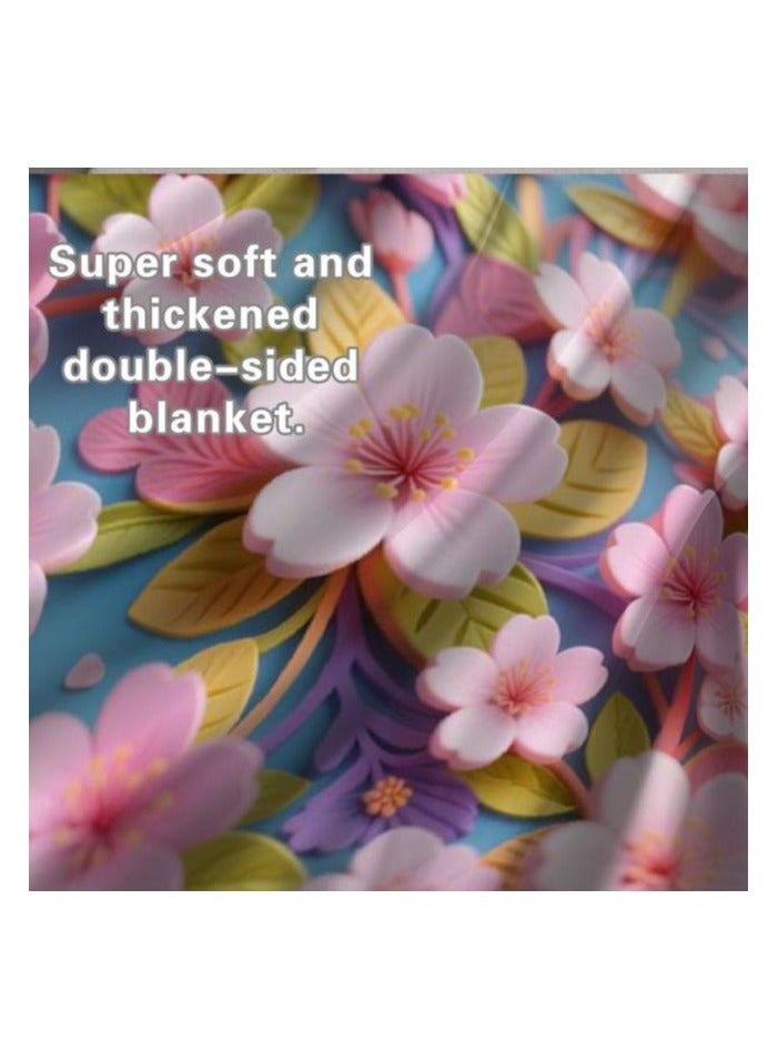 general Children's or student cartoon flannel thin blanket (warm and comfortable, suitable for sleep, games) 100cm*150cm - 449 - Image 1