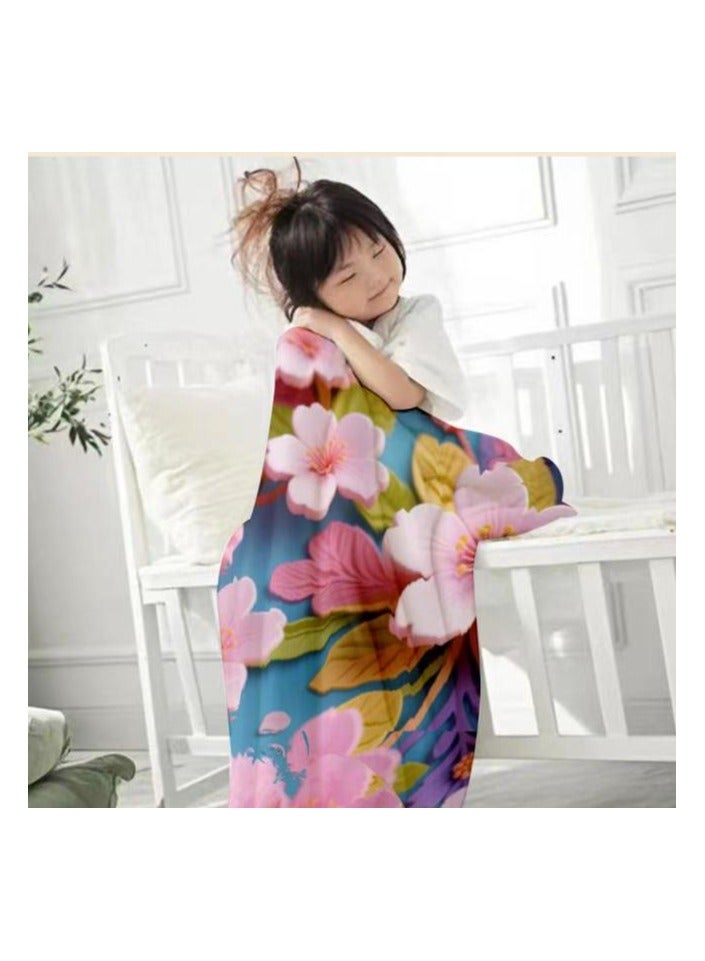 general Children's or student cartoon flannel thin blanket (warm and comfortable, suitable for sleep, games) 100cm*150cm - 449 - Image 4