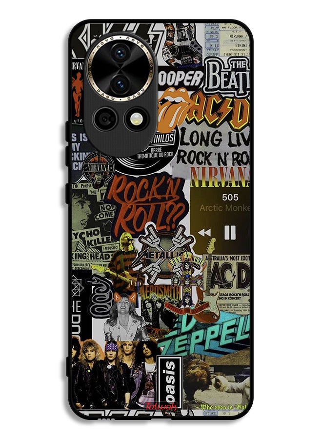 Tolwak Huawei nova 12 5G Protective Case Cover Long Live Rock N Roll - Image 1