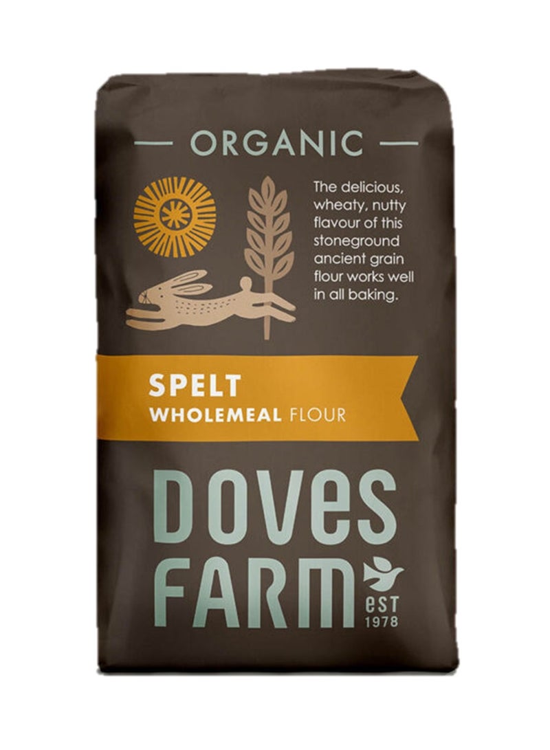 Doves farm Organic Stoneground Wholemeal Spelt Flour, 1Kg