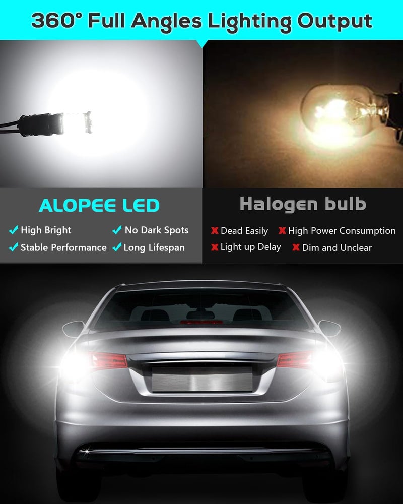 Alopee 4-Pack LED Backup Light Bulbs - Image 5