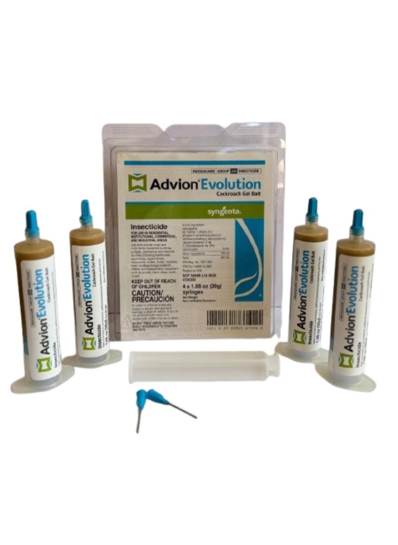 syngenta - Advion evolution Cockroach Gel 4 Tubes - Image 1