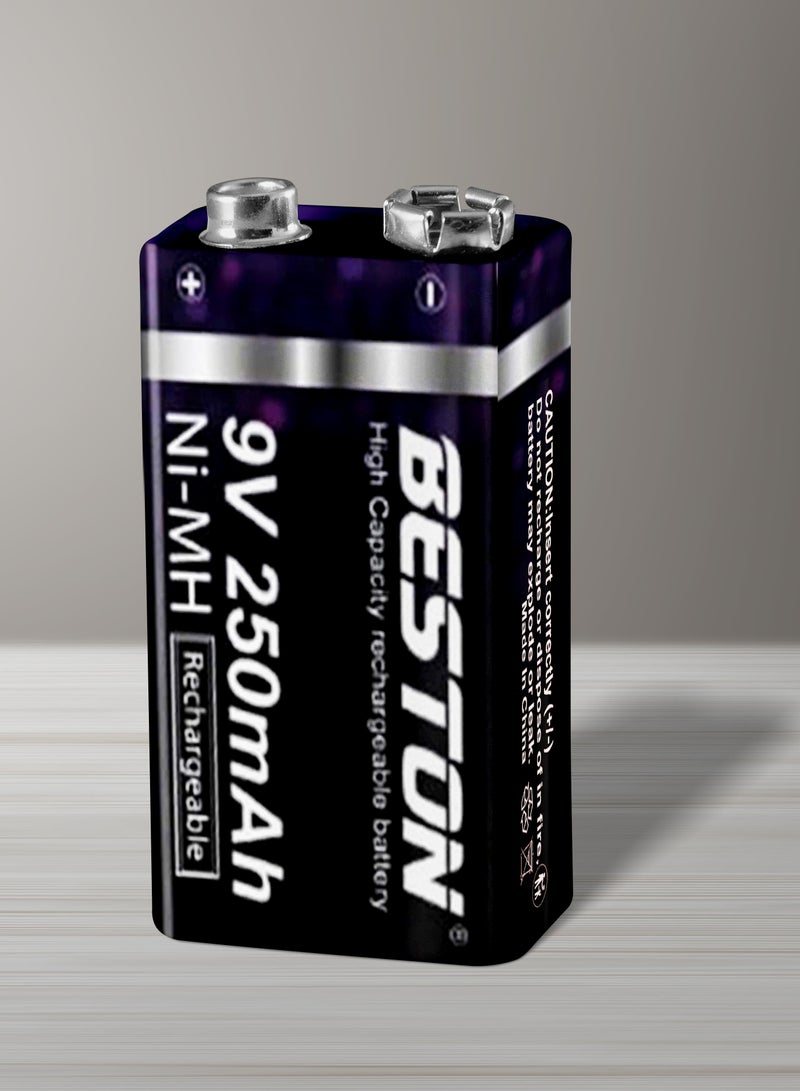 بيستون بطارية بيستون قابلة للشحن 9 فولت 250mAh  - Image 3