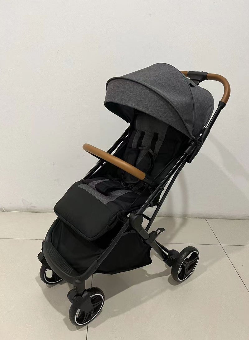 Other Manufacturer Stroller with handle and strong and durable frame, black color