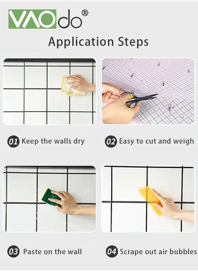VAOdo - Contact Paper Clear Wall Protector Self Adhesive Removable Vinyl Film Clear Plastic Backsplash Kitchen Oil Resistant Waterproof Sticker Foil Heat Resistant Furniture Door Scratch Resistant Wallpaper C - Image 1