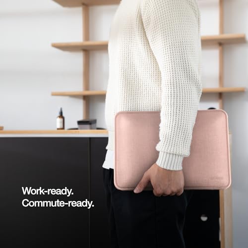 Incase ICON Sleeve with Woolenex - MacBook Air 13 inch Case - 2025, 2024, 2023, 2022, M4, M3, M2 - Fitted MacBook Case, Laptop Sleeve, Hard Cover, Durable, Lightweight - Blush Pink - Image 2