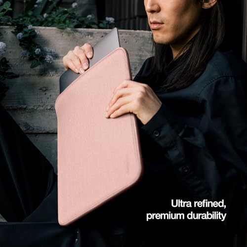 Incase ICON Sleeve with Woolenex - MacBook Air 13 inch Case - 2025, 2024, 2023, 2022, M4, M3, M2 - Fitted MacBook Case, Laptop Sleeve, Hard Cover, Durable, Lightweight - Blush Pink - Image 5