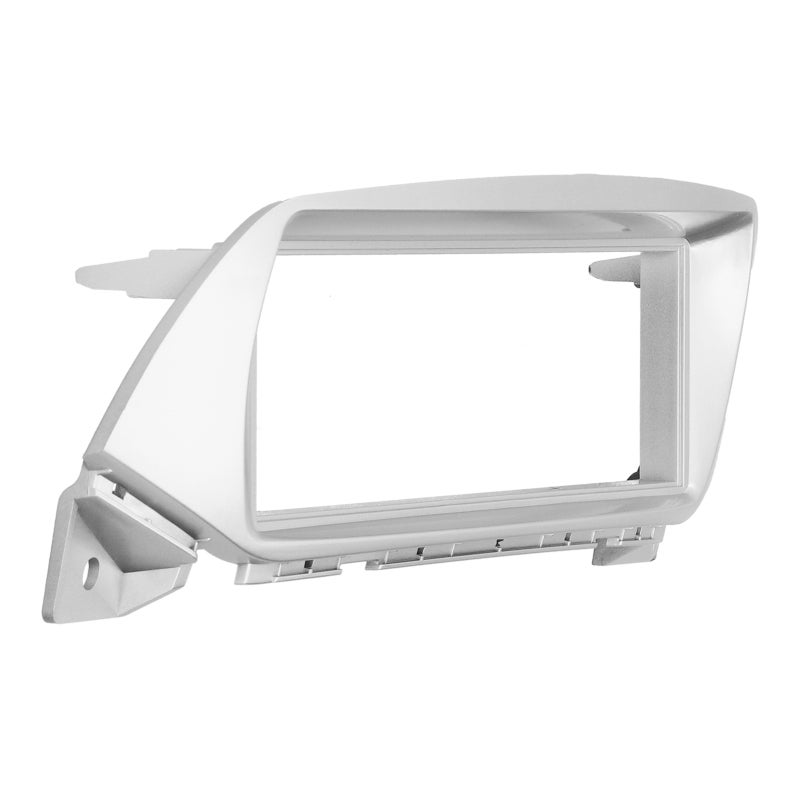Stereo Radio Fascia Trim Single DIN Silver Dash Stereo Trim For Suzuki Alto 2010-2012 - Precise Manufacture Car Interior Parts For Easy Installation - Image 5
