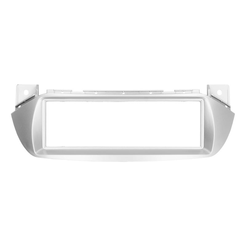 Stereo Radio Fascia Trim Single DIN Silver Dash Stereo Trim For Suzuki Alto 2010-2012 - Precise Manufacture Car Interior Parts For Easy Installation - Image 1