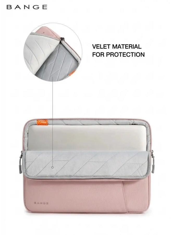 Bange 6801 Pink 14 inch New Protective Water Resistant Laptop & Mac Book Sleeve - Image 2