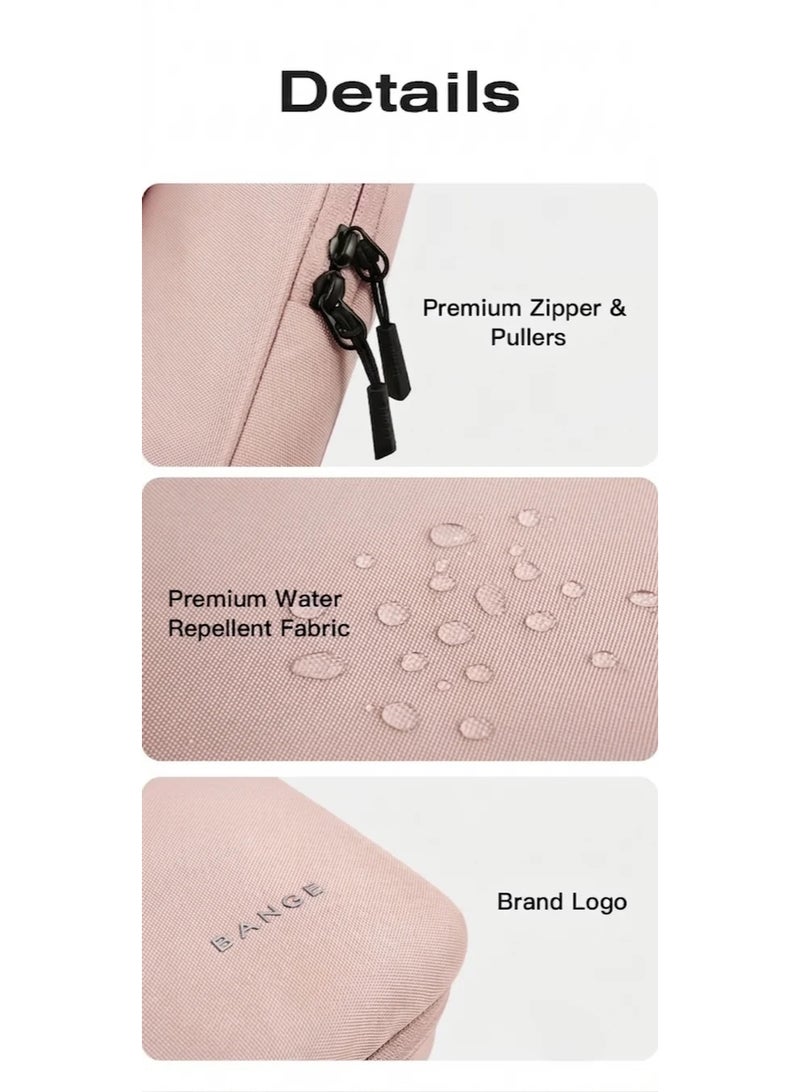 Bange 6801 Pink 14 inch New Protective Water Resistant Laptop & Mac Book Sleeve - Image 3