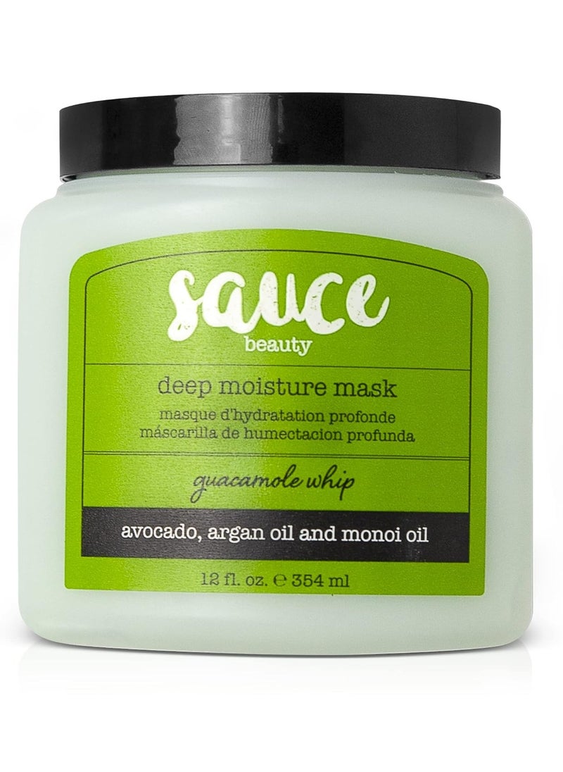 Sauce Beauty - SAUCE BEAUTY Guacamole Hair Mask & Tzatziki Leave In Conditioner - Deep Conditioning Treatment & Frizz Control for Curly Dry Damaged Hair - Sulfate Free Paraben Free - Image 1