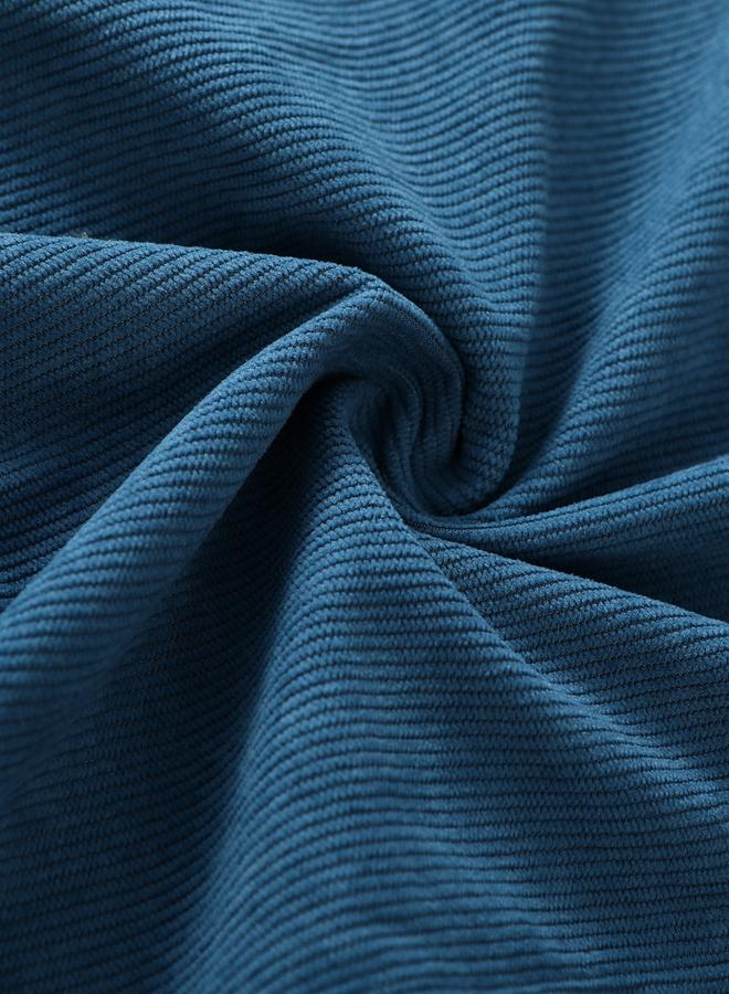 Take Two Men Blue Corduroy Shirt and Pants Co-ords - Image 4