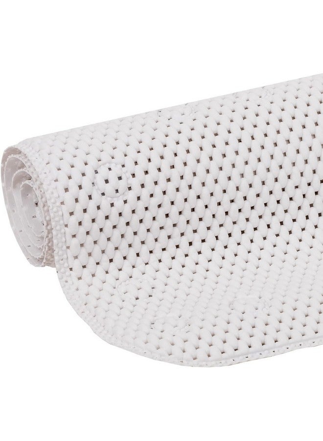 Duck Duck Brand Clorox Cushioned Foam Bath Mat for Tubs, Non-Slip with Suction Cups, 17 Inches x 36 Inches, White - Image 5