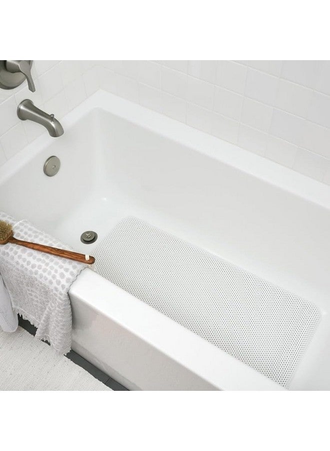 Duck Duck Brand Clorox Cushioned Foam Bath Mat for Tubs, Non-Slip with Suction Cups, 17 Inches x 36 Inches, White - Image 2