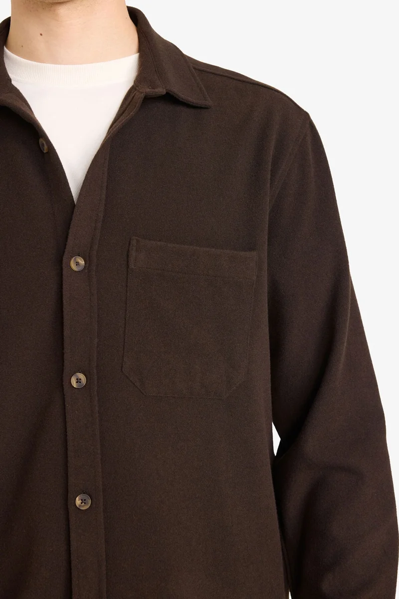 Defacto  Regular Fit Flannel Shirt for Men | Best Price UAE