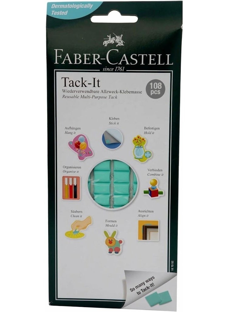 Faber-Castell TACK-IT Removable Adhesive - Pack of 120 Pieces