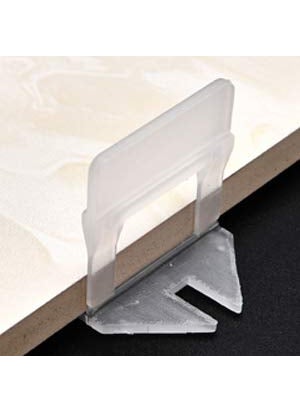 GETANYWAY Tile Levelling Spacer Clips 2 MM Clip only 150pcs For Removing Lippage Unevenness During Tile Laying In Both Floor Walls Tiles