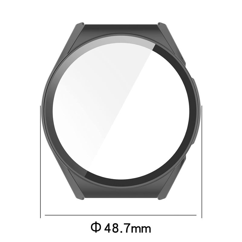 klarako 6pcs Professional Watch Protective Case Fit for Xiaomi Watch S1, Tempered Glass Screen Protector Cover - Image 3