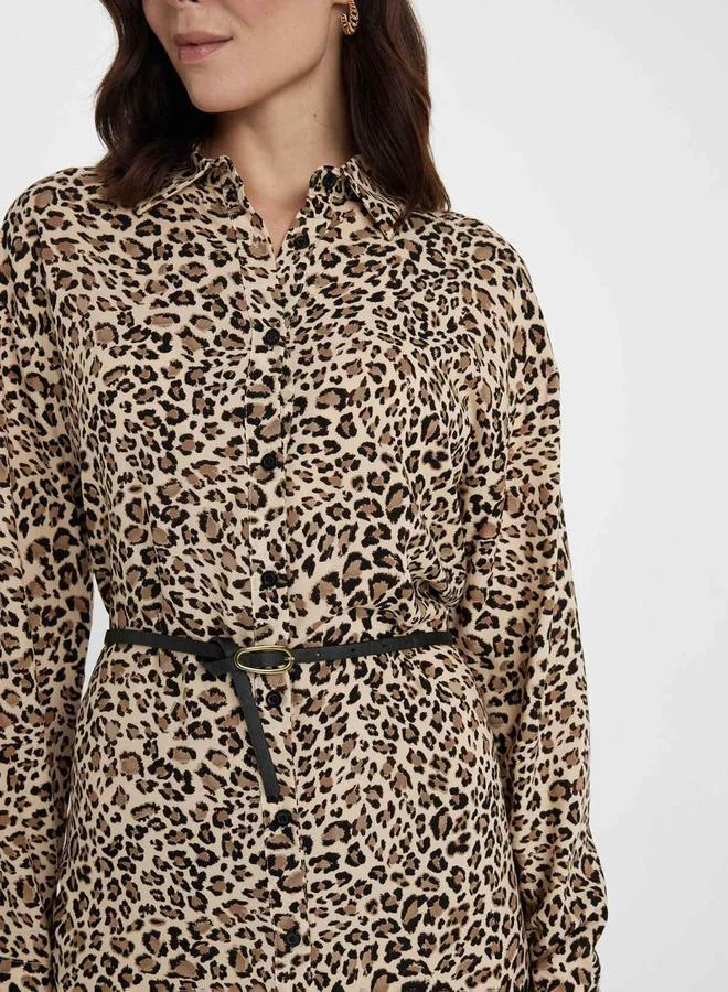 DeFacto Leopard Print Dress