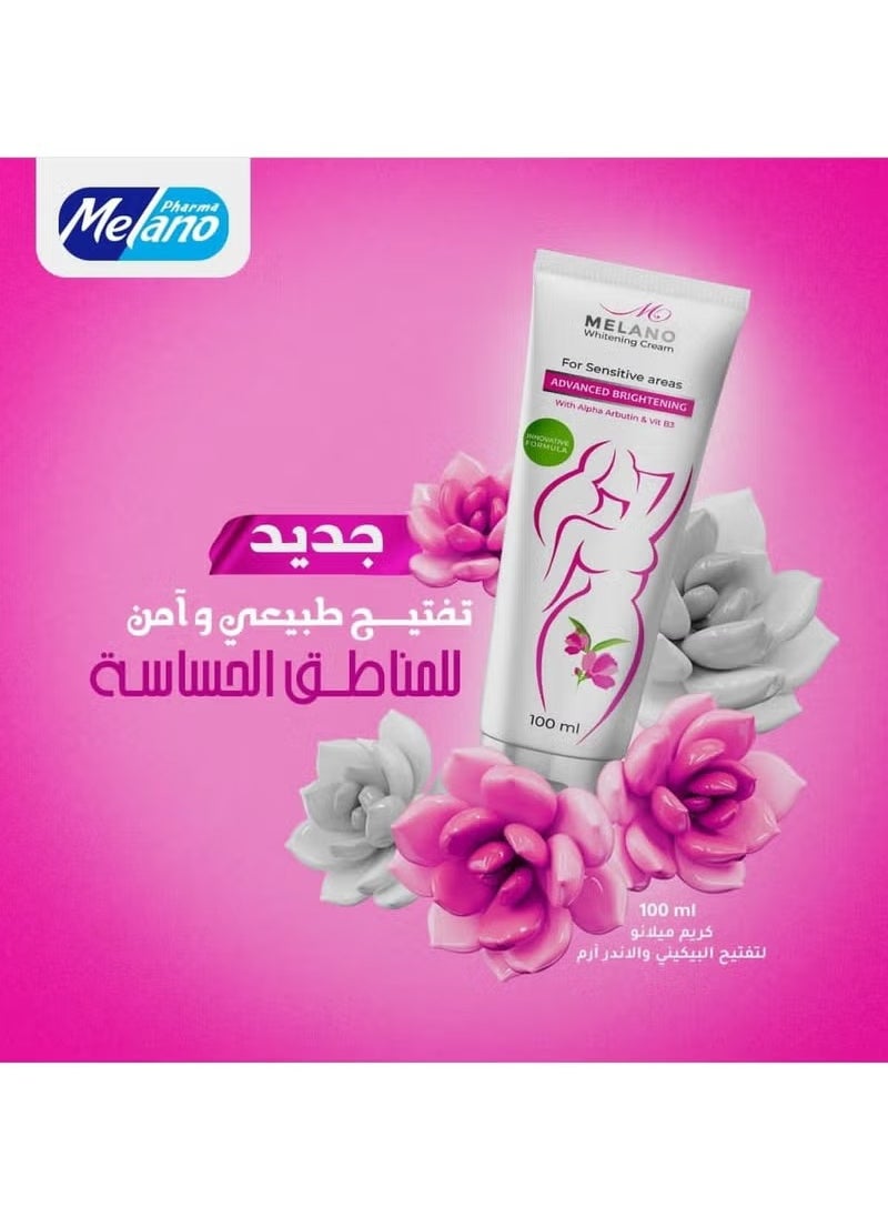 Melano Pharma - Sensitive Area Lightening Cream 100ml - Image 1